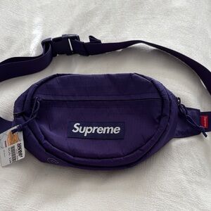 Supreme Deep Purple Belt Bag